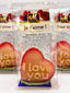 Cœur "I love you" en pâte d'amande (la pièce)