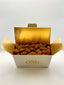 Amandes grillées enrobées de poudre de cacao