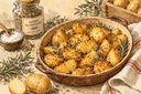 Pommes de terre rôties au sel fin Herbes de Provence