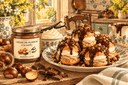 Profiteroles à la Crème de Marron & Vanille