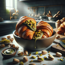 Croissants fourrés à la Pistache