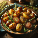 Pommes de terre rôties au sel fin Herbes de Provence