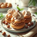 Profiteroles à la Crème de Marron & Vanille
