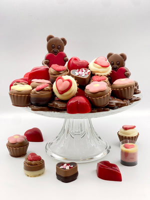 Assortiment "Romantique" de chocolats Saint-Valentin