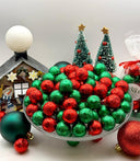 Boules de Noël en chocolat praliné