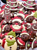 Assortimento di cioccolatini natalizi