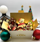 Assortiment de chocolats plats de Noël