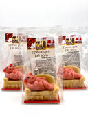 Cochon Diva sur sofa en pâte d'amande (la pièce)