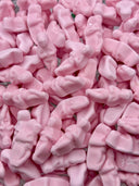 Petits Jésus traditionnels en meringue rose