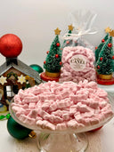 Petits Jésus traditionnels en meringue rose