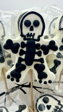 Brochette Squelette Halloween en Guimauve Artisanale