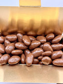 Amandes enrobées chocolat au lait caramel fleur de sel