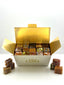 Assortment of caramels with different flavors
