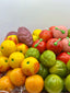 Fruits et légumes en pâte d'amande artisanale