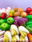 Fruits et légumes en pâte d'amande artisanale