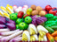 Fruits et légumes en pâte d'amande artisanale