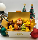 Assortimento natalizio di paste di mandorle