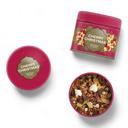 Infuso natalizio alla ciliegia in scatola di metallo