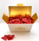 Crystallized rose petals