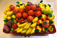 Pâte d'amande fruits et légumes