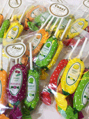 Sucettes à l'ancienne aux fruits