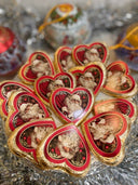 Coeur Père Noël en chocolat Maison Canel